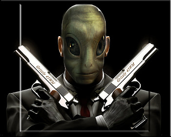 Hitalien, assassins, movies, guns, alien, videogames HD wallpaper