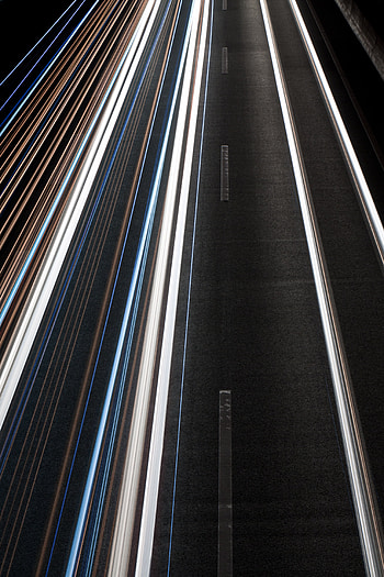 Miscellanea, Miscellaneous, Road, Asphalt, Lines, Backlight, Illumination HD phone wallpaper