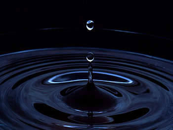 The rhythm of water, drops, water HD wallpaper