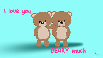 Bear Love, love, Firefox theme, bears, Valentines Day, cute, happy, teddy bears HD wallpaper