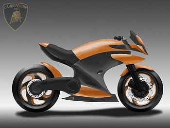 Lamborghini Bike, bike, lamborghini HD wallpaper