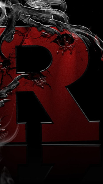 R Letter, Dark Theme, dark, theme HD phone wallpaper