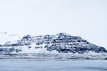Nature, Snow, Fog, Glacier, Iceland HD wallpaper