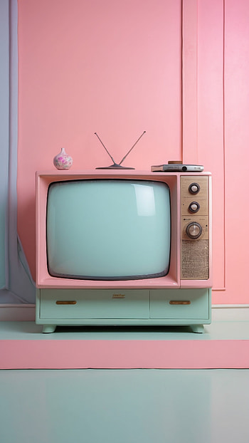 Vintage Retro TV , vintage TV, interior design HD phone wallpaper