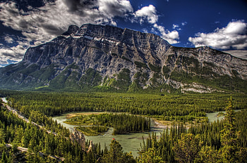 Mount Rundle, Banff National Park HD wallpaper