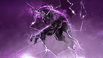 Black Panther Vise Of Menace, black-panther, superheroes, artwork, art, digital-art, artstation HD wallpaper