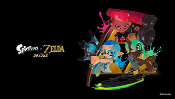 Splatoon 3 x Zelda – Epic Video Game Crossover Artwork, video game, Splatoon 3 HD wallpaper