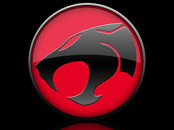 Thundercats Logo 01, thundercats, black, logo, red HD wallpaper