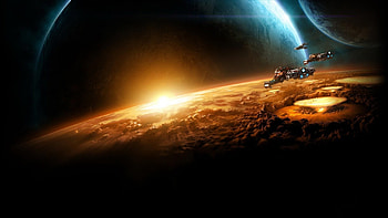 starcraft, planet, sun, earth, space HD wallpaper