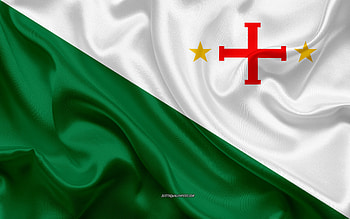 Flag of Portachuelo, , silk texture, Portachuelo, Bolivian city, Portachuelo flag, Bolivia HD wallpaper