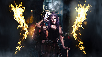 Legendary Adventures Of Joker And Harley Quinn, joker-2, joker-folie-a-deux, joker, harley-quinn, superheroes, artwork, digital-art HD wallpaper