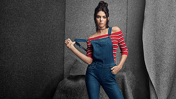Kendall Jenner, Celebrities, Overalls hoot, U HD wallpaper