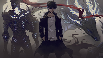 Igris (Solo Leveling), Sung Jin Woo, Anime HD wallpaper
