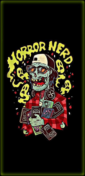 Horror Nerd, art, _frame HD phone wallpaper