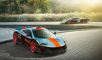McLaren F1 McLaren MSO 675LT Gulf Racing Theme 2018, mclaren-f1, mclaren-mso-675-lt, mclaren, 2018-cars, cars HD wallpaper