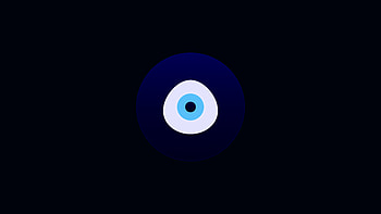 Evil Eye Minimal , evil-eye, artist, artwork, digital-art, minimalism, minimalist HD wallpaper