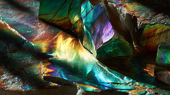 Iridescent Aurora —, Abstract HD wallpaper