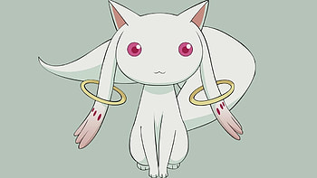 Kyubey, Mahou Shoujo Madoka Magica, Artwork HD wallpaper