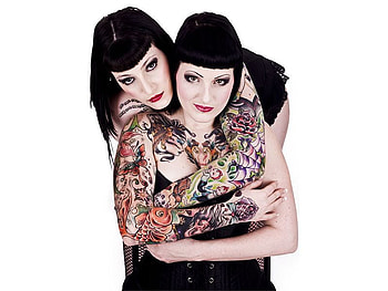 Tattooed Women, cool, women, tattooed HD wallpaper