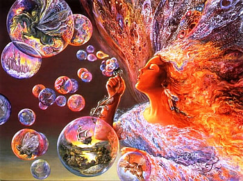 Dream Weaver, colorful, fantasy, art, weaver, bubbles, dream HD wallpaper