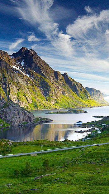 Norway , Stunning backgrounds, Captivating scenery, Nature's beauty HD phone wallpaper
