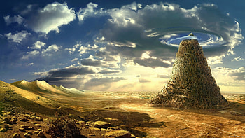 Landscape, Cities, Fantasy, Clouds HD wallpaper