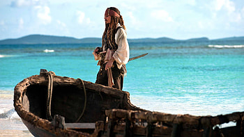 On Stranger Tides, Jack Sparrow HD wallpaper