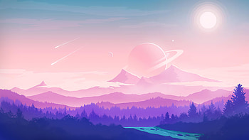 Alien Moon Nature , artist, artwork, digital-art, deviantart HD wallpaper