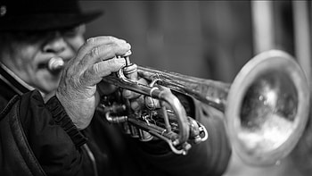 Trumpet music, Musical instrument, Brass instrument, Melodic sound HD wallpaper