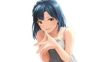Beautiful, art, Yuriko Nanao, The Idolmaster Cinderella Girls HD wallpaper