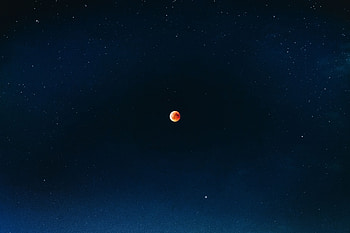Universe, Full Moon, Eclipse, Fiery Moon, Moon Of Fire, Red Moon HD wallpaper