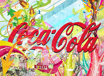 Coca-cola, coke, vector HD wallpaper