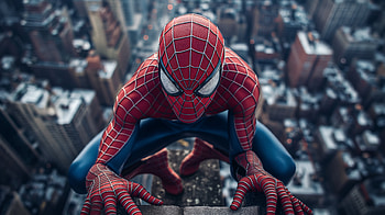 Spider-Man Comic Hero - Epic Cityscape Background, Comic, spider man HD wallpaper
