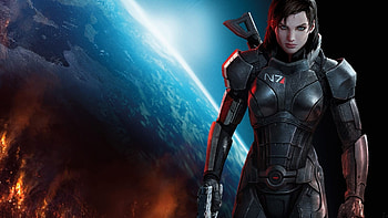 Femshep Mass Effect 3 HD wallpaper