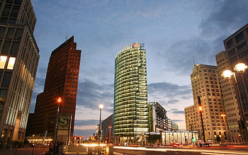 Cities, Architecture, Berlin, Building, Morning, Germany, Potsdamer Platz HD wallpaper