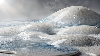— Icy Dome Reflections, Ice, Glacier HD wallpaper