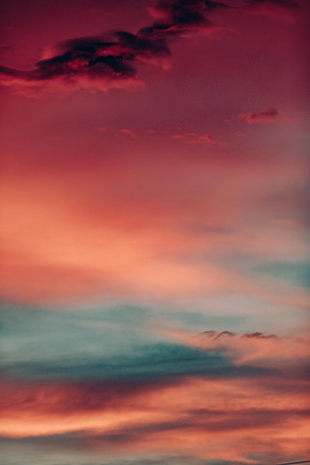 Nature, Sunset, Sky, Clouds, Evening HD phone wallpaper