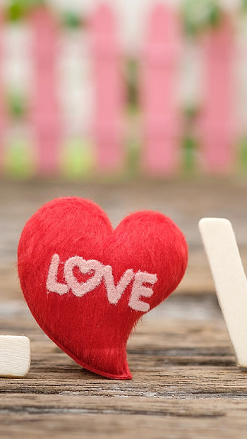 L Love You, Heart Shape HD phone wallpaper
