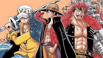 Eustass Eustass Kid Monkey D. Luffy Trafalgar Law One Piece HD wallpaper