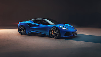 Lotus Emira, Blue sports car, Striking design elements, Captivating presence HD wallpaper