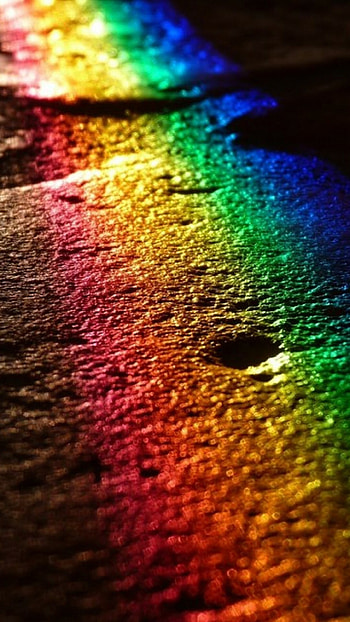 Android delight, Vibrant rainbow, Colorful display, Mesmerizing background HD phone wallpaper