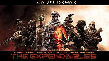 The Expandables: Game Heroes, rainbow six, medal of honour, battlefield, splinter cell HD wallpaper