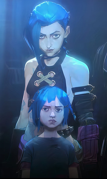 Powder Jinx, Anime, Game HD phone wallpaper