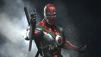 Deadpool With Guns Digital Art, deadpool, artwork, artist, digital-art, superheroes, deviantart HD wallpaper