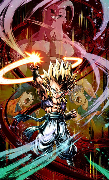 Gotenks, Super Saiyan, Dragon Ball Legends, Goku's transformation HD phone wallpaper