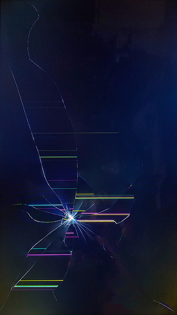 Crack Screen, Crack Led Display HD phone wallpaper