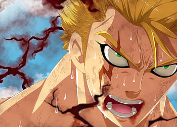 Laxus Dreyar, Electromaster, Mythical energy, Dazzling background HD wallpaper