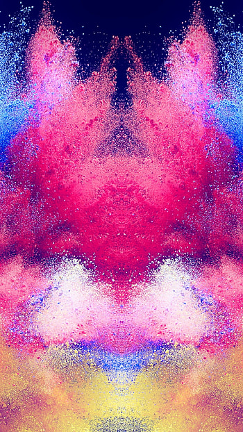 Powder explosion colors, Stock HD phone wallpaper