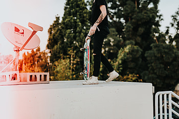 Sports, Tattoo, Guy, Skateboarder, Skate, Tattoos HD wallpaper