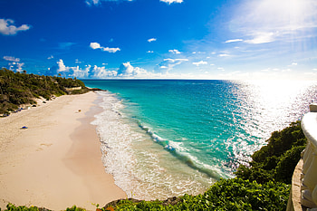 Nature, Grass, Sea, Beach, Sand, Tropics HD wallpaper